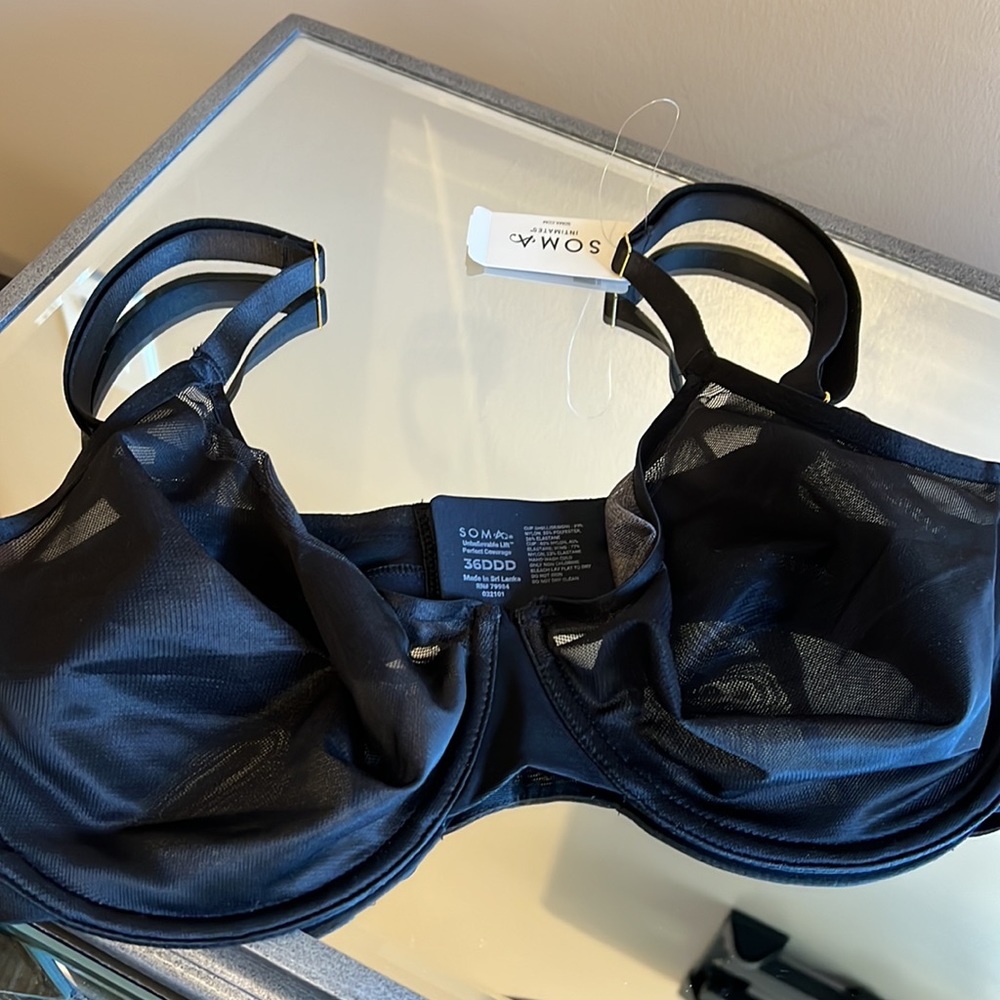 Soma black color sheer bra . Brand new with tag